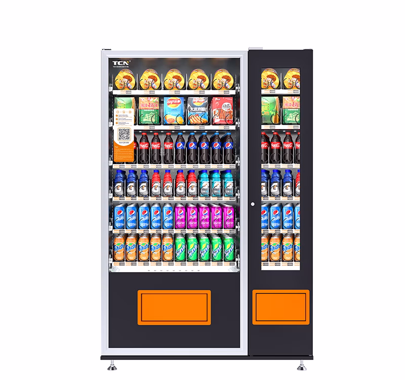 Snack- und Getränkeautomat für bargeldlose Zahlung