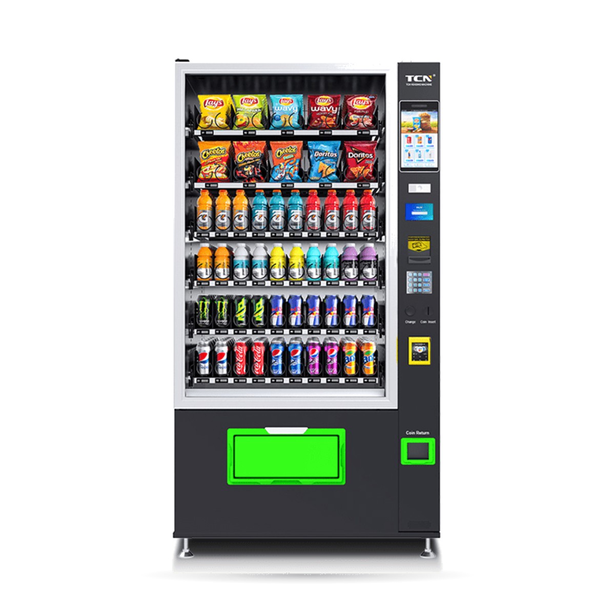 Snack- und Getränkeautomat TCN-CSC-10G(V10) mit Werbedisplay