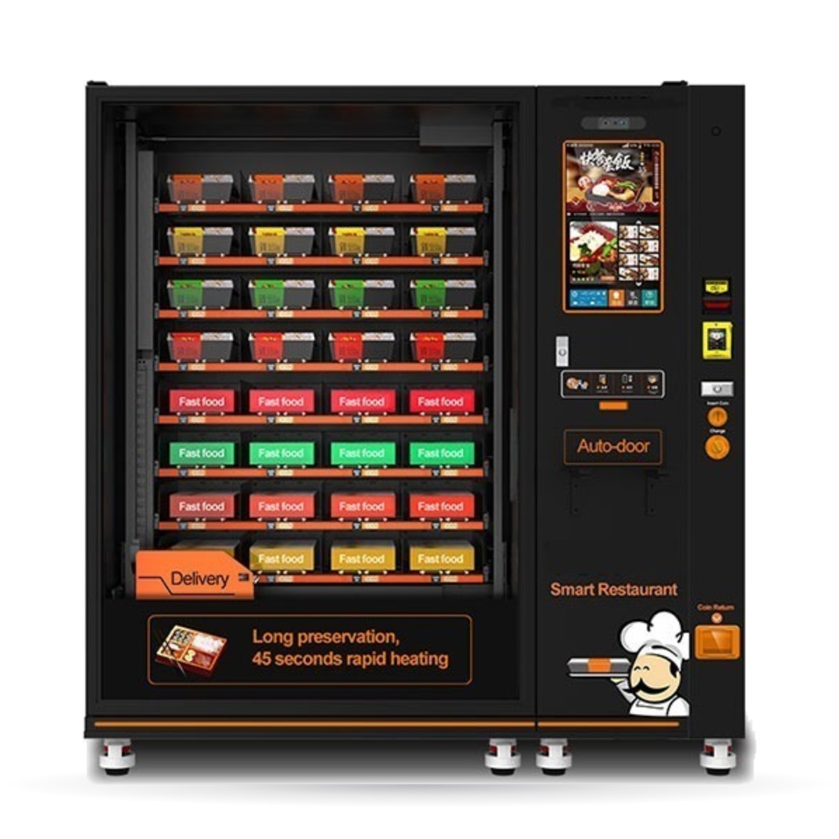 Tagesessen-Automat TCN-CFM-8V mit Mikrowelle
